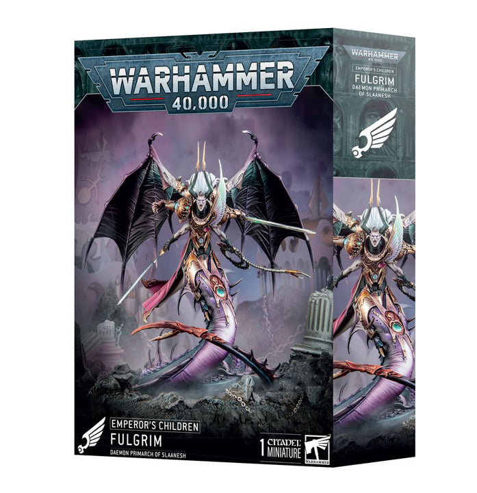 WH 40K - Emperor's Children - Fulgrim Primarque demon de Slaanesh