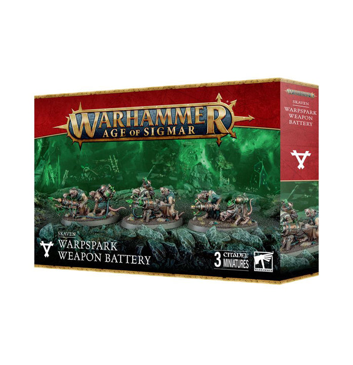 AOS - Skaven - Batterie d'Armes a malétincelle