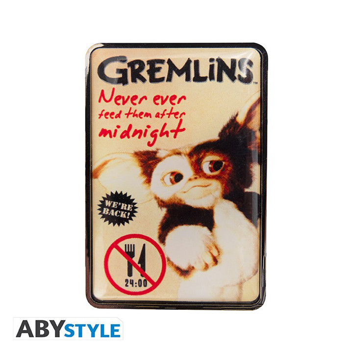 GREMLINS - Aimant Premium - "Ne pas nourrir après minuit"