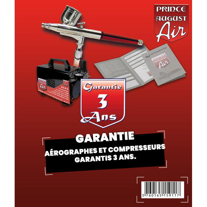 Coffret Aérographe Prince August - Essentiel - Réf AES11