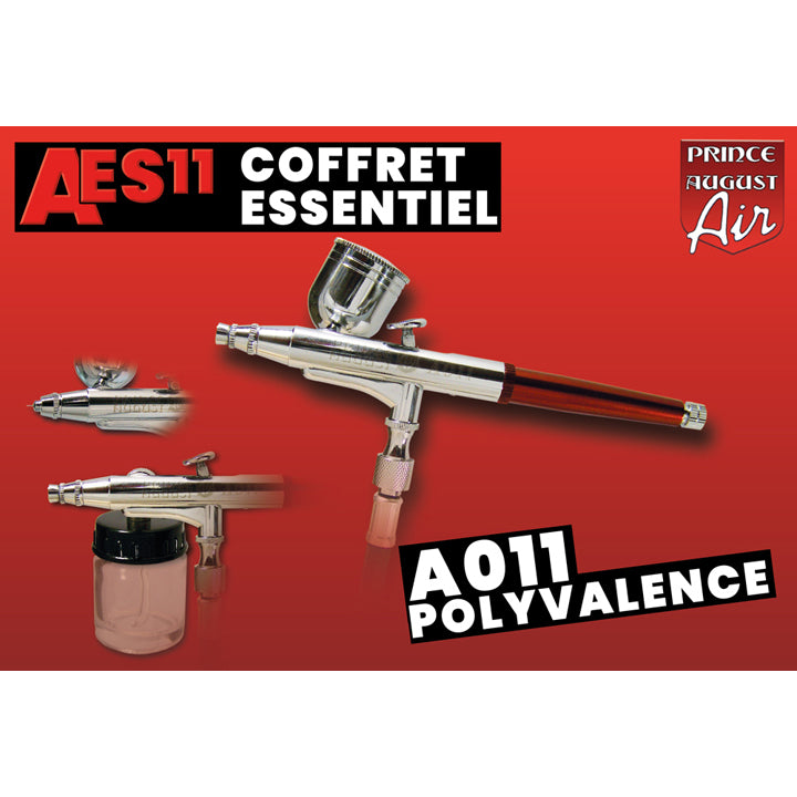 Coffret Aérographe Prince August - Essentiel - Réf AES11