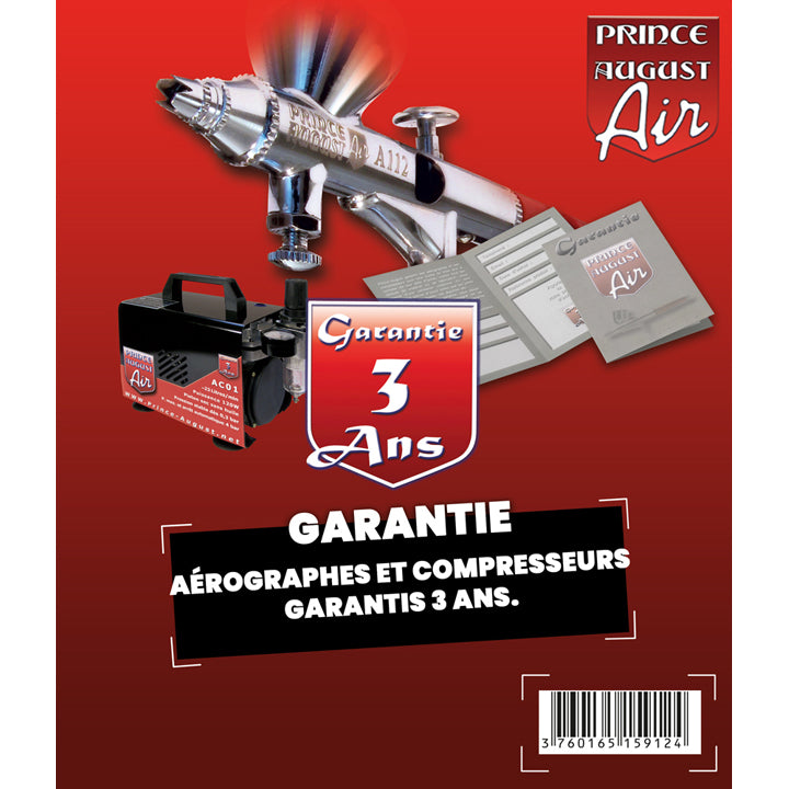 Coffret Aérographe Prince August - Essentiel - Réf AES12