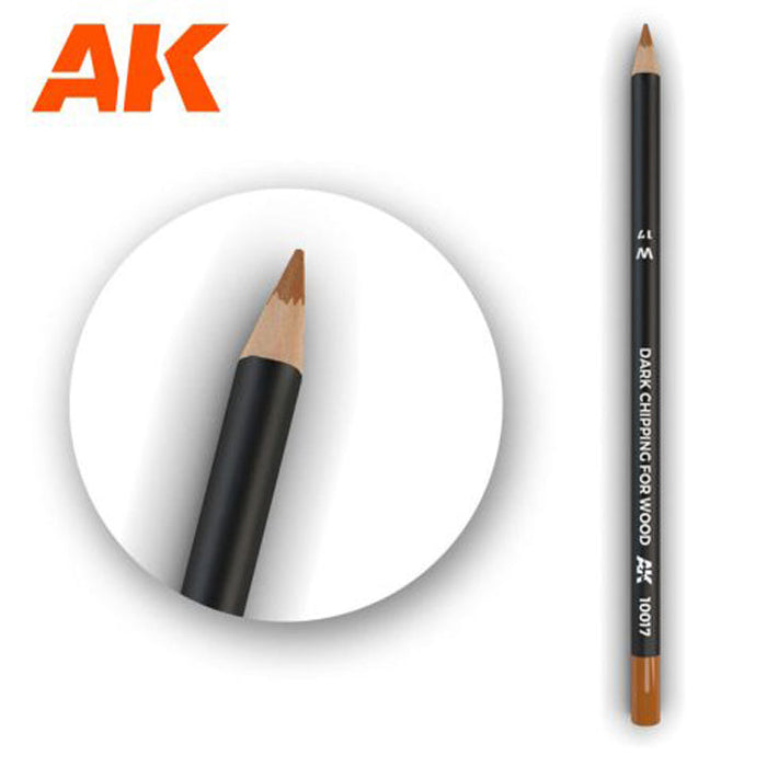 AK Weathering Pencil Dark Chipping for wood