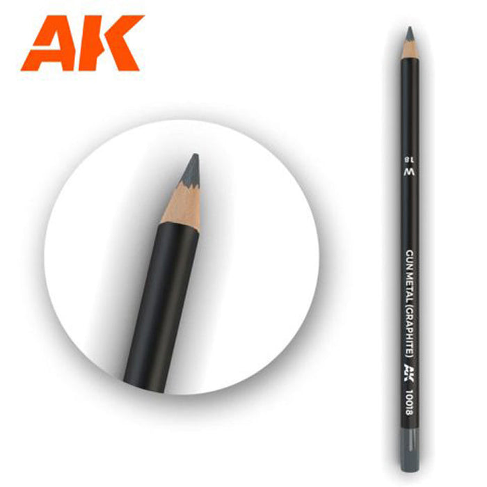 AK Weathering Pencil Gun Metal (Graphite)