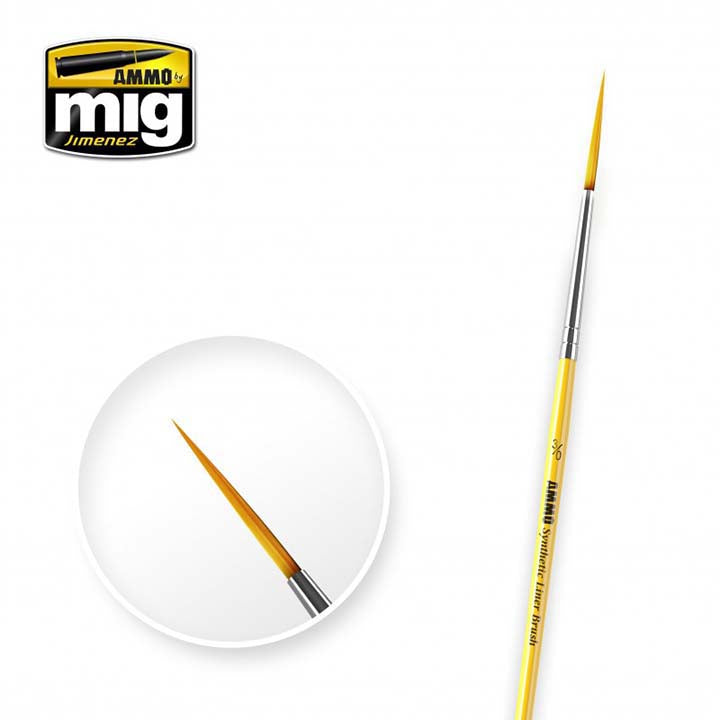 AMMO - Synthetic Liner Brush - 3/0 - Réf A.MIG-8590