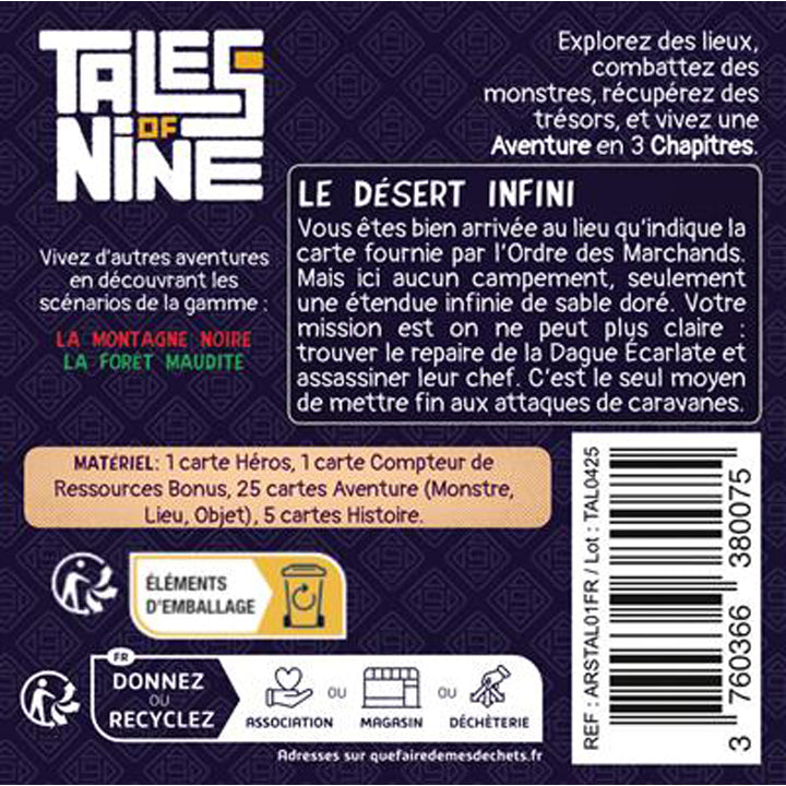 Tales of Nine 3 - Le désert Infini