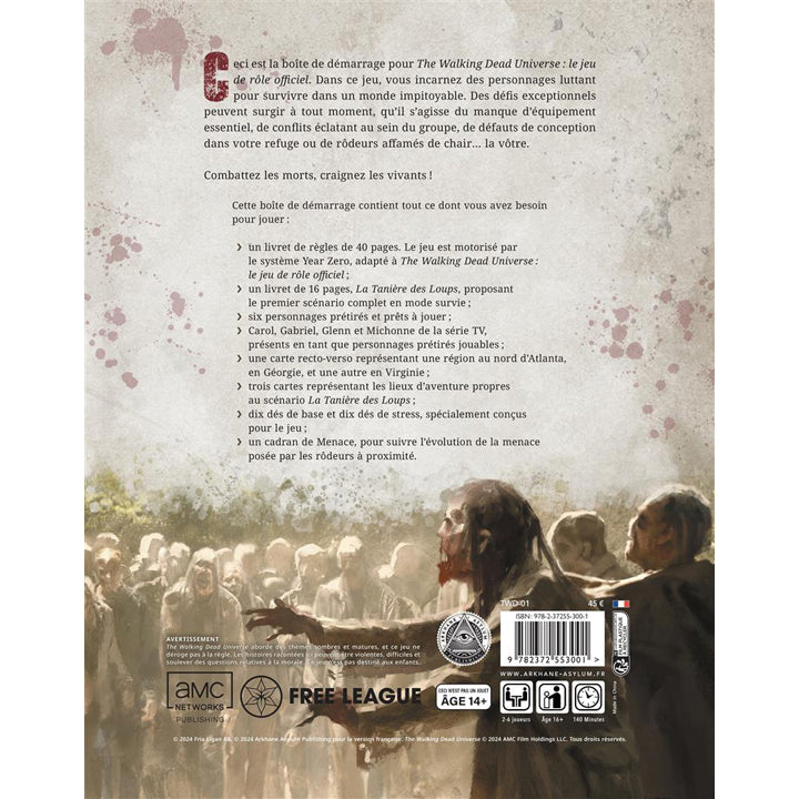The walking dead - Boite de démarrage