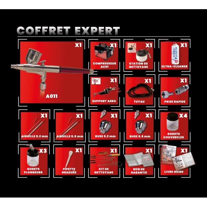 Pack Aéro graphe AX11 - Coffret Expert
