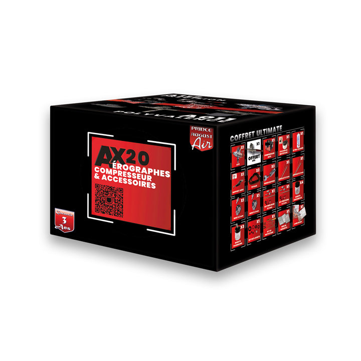Aerographe Prince August - coffret AX20 Ultimate