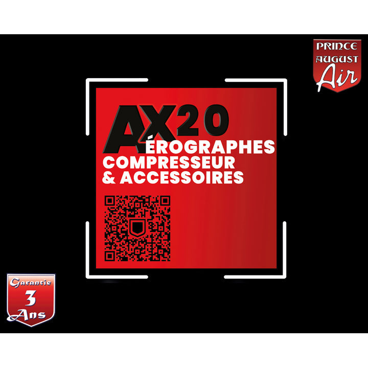 Aerographe Prince August - coffret AX20 Ultimate