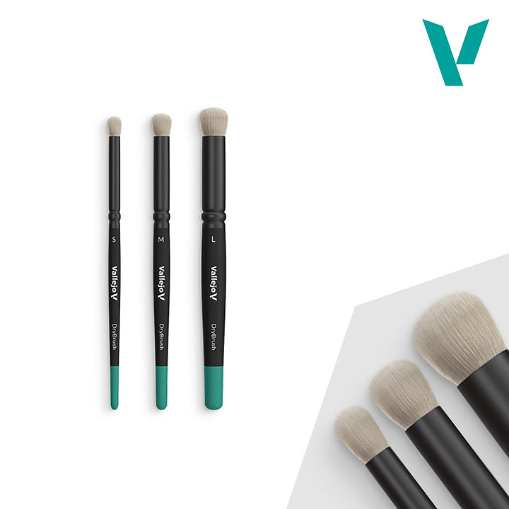 Vallejo - Dry Brush set Boule taille S/M/L