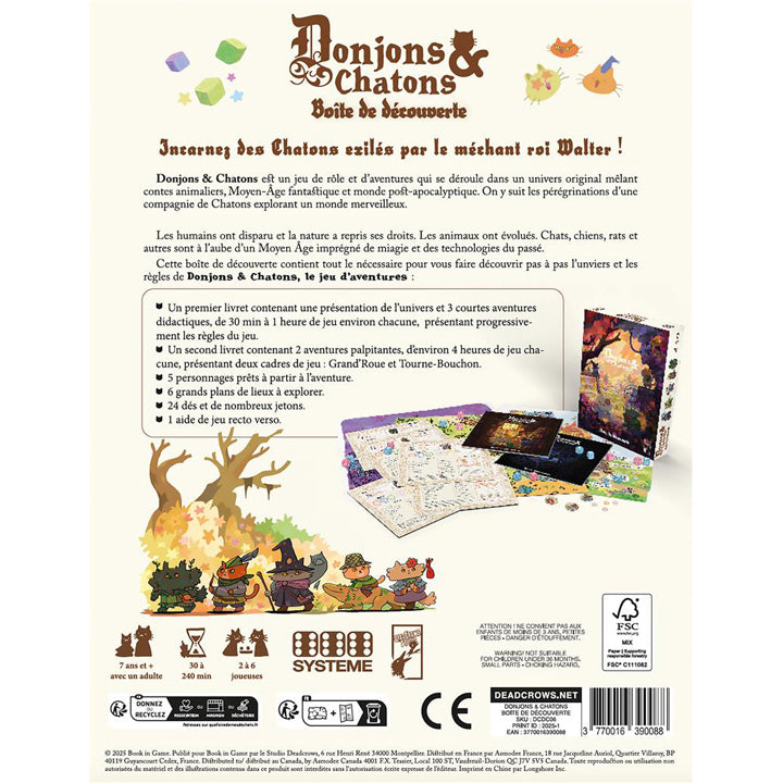 Donjons & Chatons - Boîte de découvertes