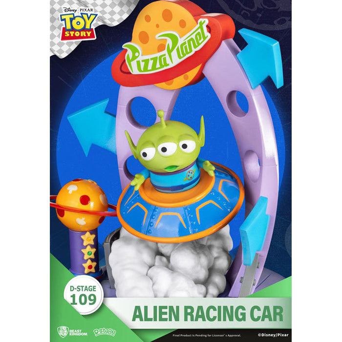 Toy Story diorama PVC D-Stage Alien Racing Car 15 Cm