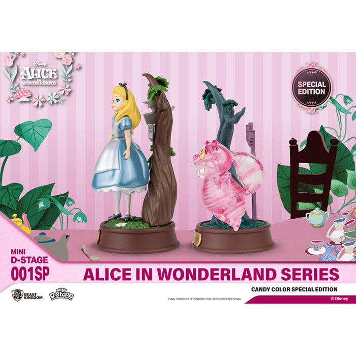 Alice au pays des merveilles - Pack 2 statuettes 10 cm