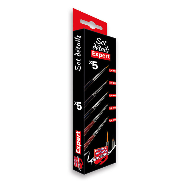 Prince August - Set de pinceaux Expert - Détails