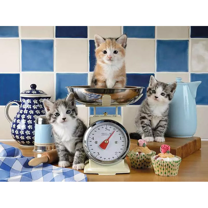 Ravensburger - Puzzle 1500p - Chatons dans la cuisine