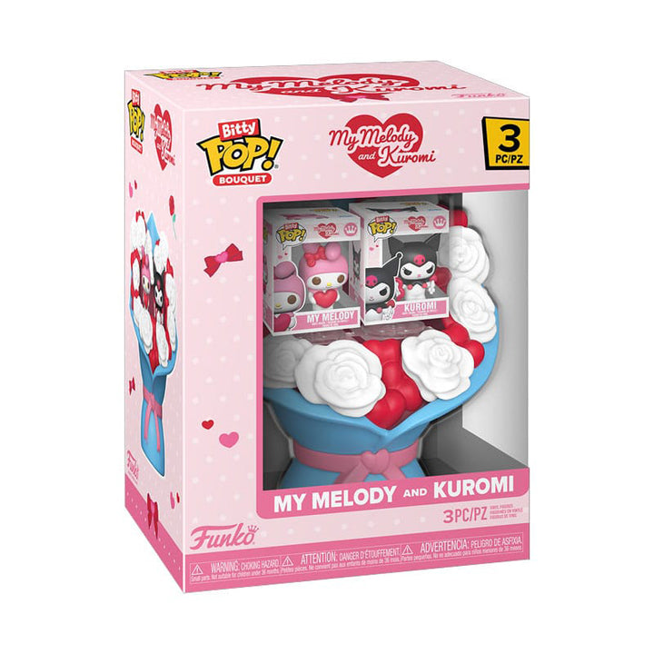 Sanrio Bitty POP! Bouquet Vinyl My Melody & Kuromi (Valentine)