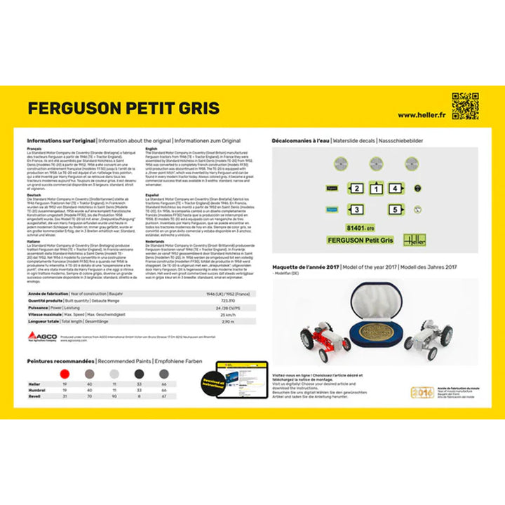 Ferguson Petit Gris - 1/24 - Heller 14010