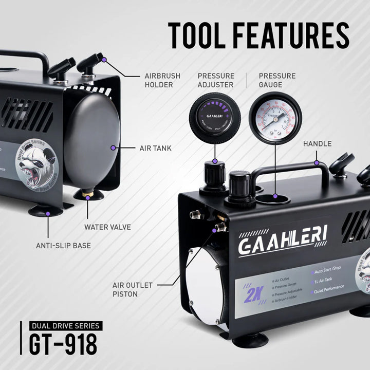 Gaahleri - Compresseur Dual Drive GT-918