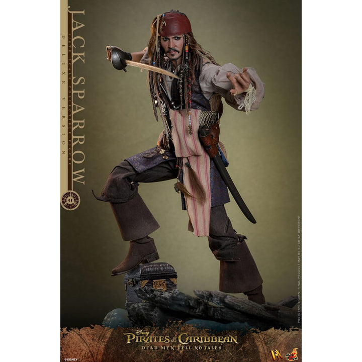 Pirates des Caraïbes : La Vengeance de Salazar figurine DX 1/6 Jack Sparrow (Deluxe Version) 30 cm