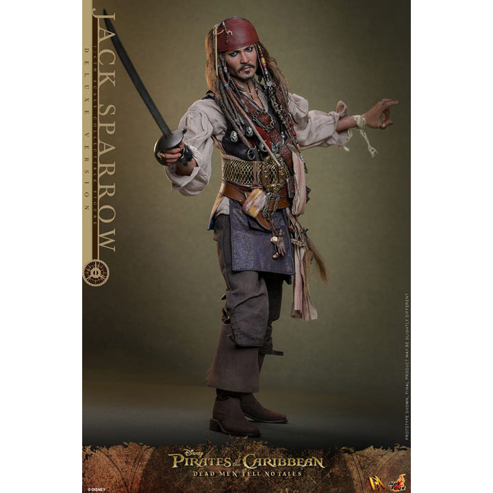 Pirates des Caraïbes : La Vengeance de Salazar figurine DX 1/6 Jack Sparrow (Deluxe Version) 30 cm