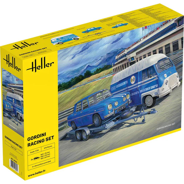 Set de course Gordini - 1/24 Heller Réf 50328