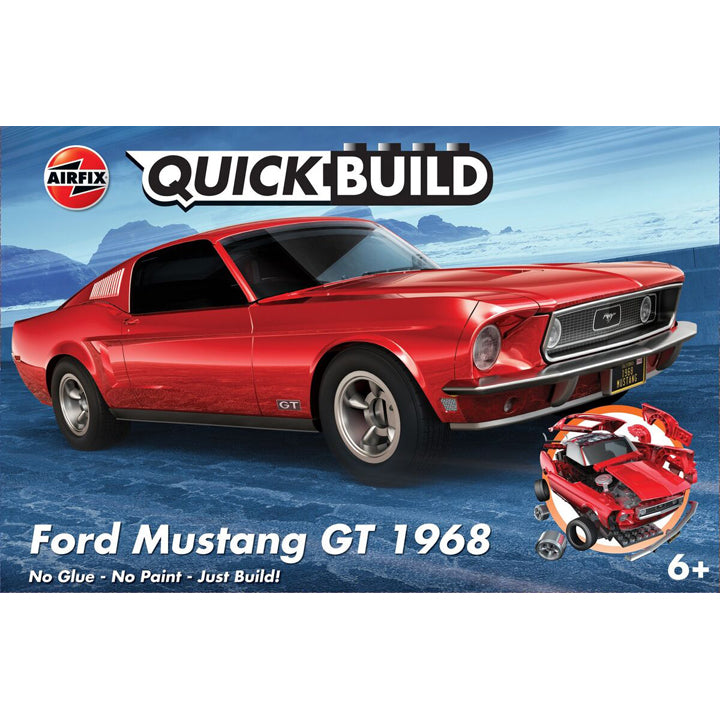 Airfix Quickbuild - Ford Mustang GT 1968 - Réf J6035