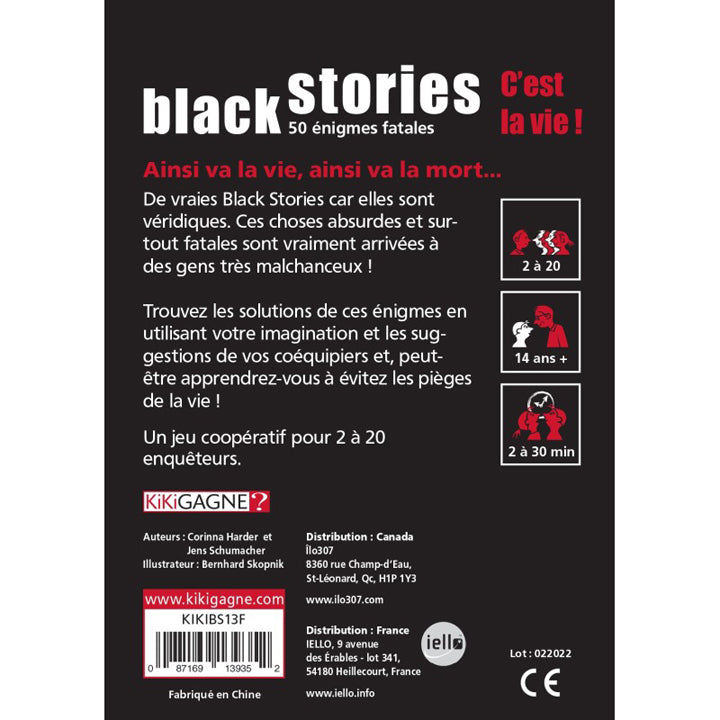 KIKIGAGNE - Black Stories - C'est la vie