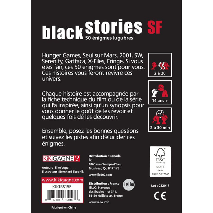 KIKIGAGNE - Black Stories - Science Fiction