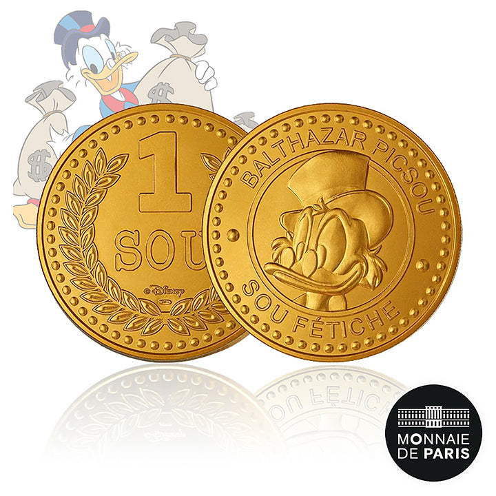 Disney Monnaie de Paris - Sou Fétiche Picsou - Display Incarta