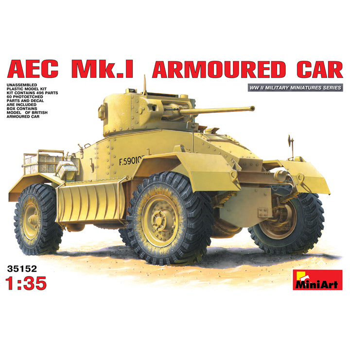 AEC Mk1 Vehicule Blindé Britannique - 1/35 - Mini Art Réf 35152