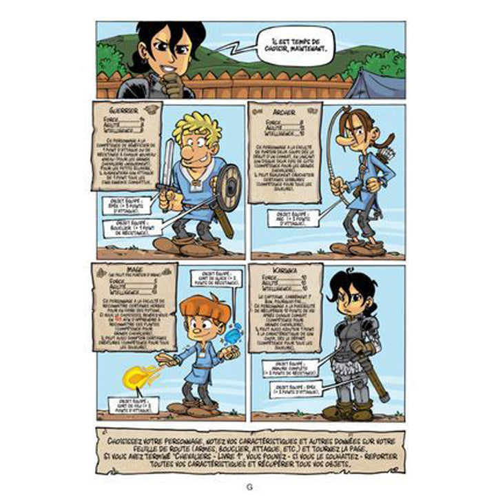 BD Héros - Chevaliers, Le message