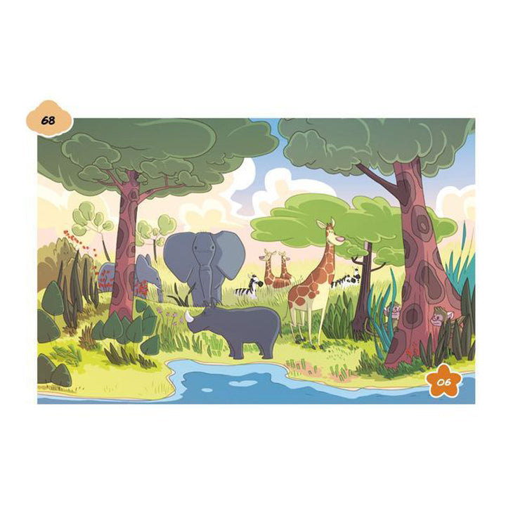 BD Héros - Les super petits héros - Mélange au zoo