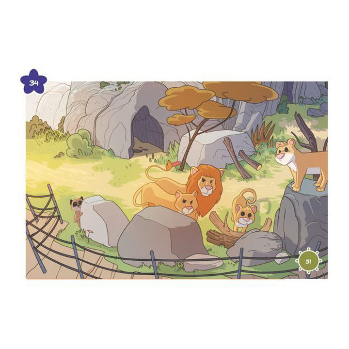 BD Héros - Les super petits héros - Mélange au zoo