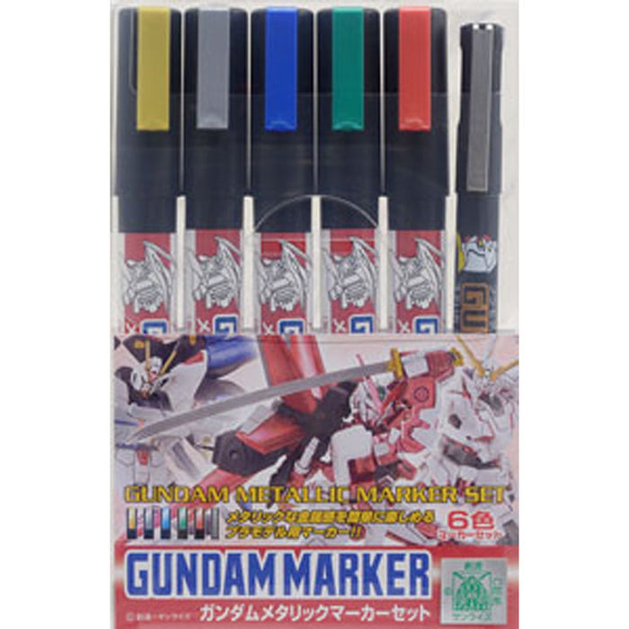 Mr Hobby - Gundam Marker - Mettallic set 1