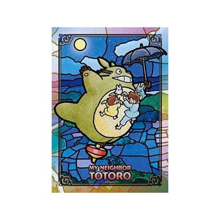 Puzzle vitrail Totoro sous la lune  - 208p