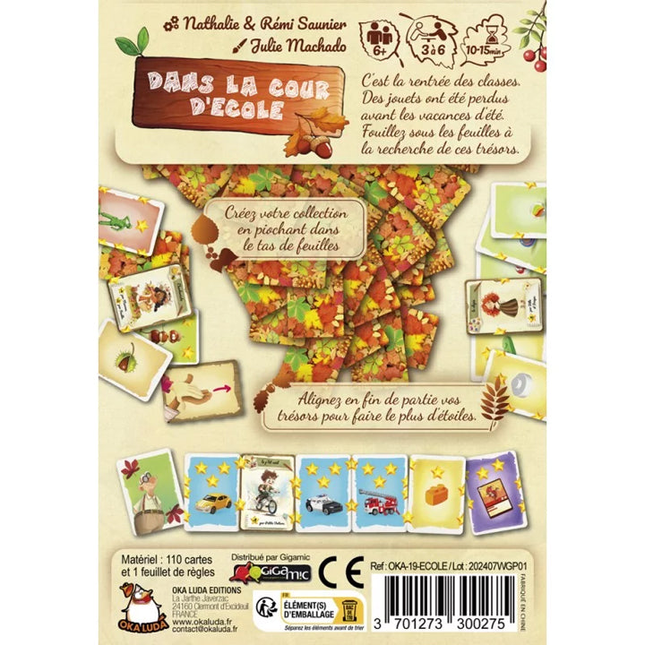 Dans la cour d'ecole