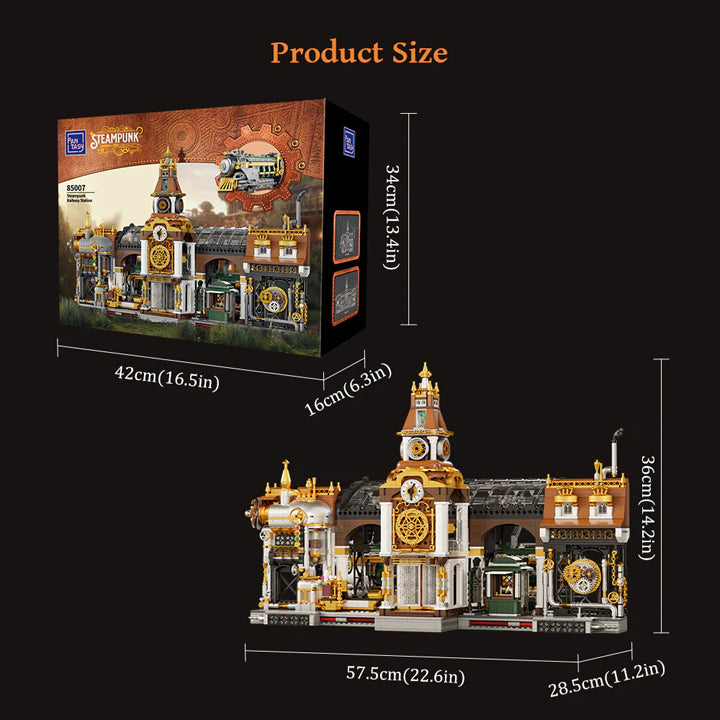 Pantasy - Gare Steampunk & train - réf PASY-85007