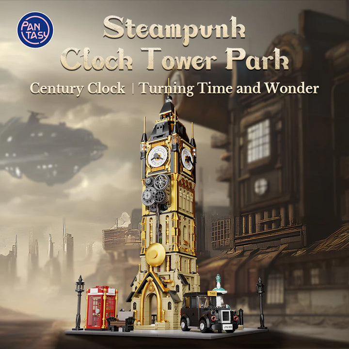 Pantasy - Steampunk clock tower - réf PASY-85008