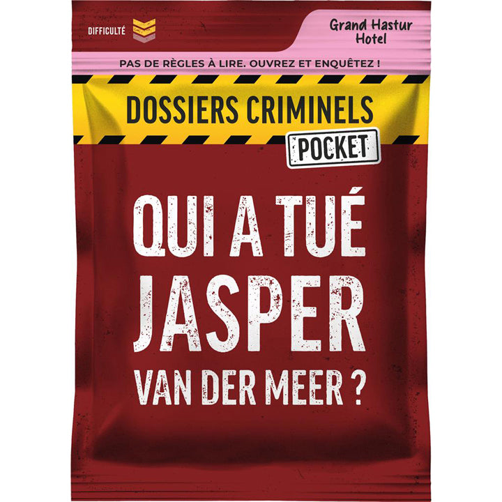 Dossier Criminel Pocket - Qui a tué Jasper Van Der Meer