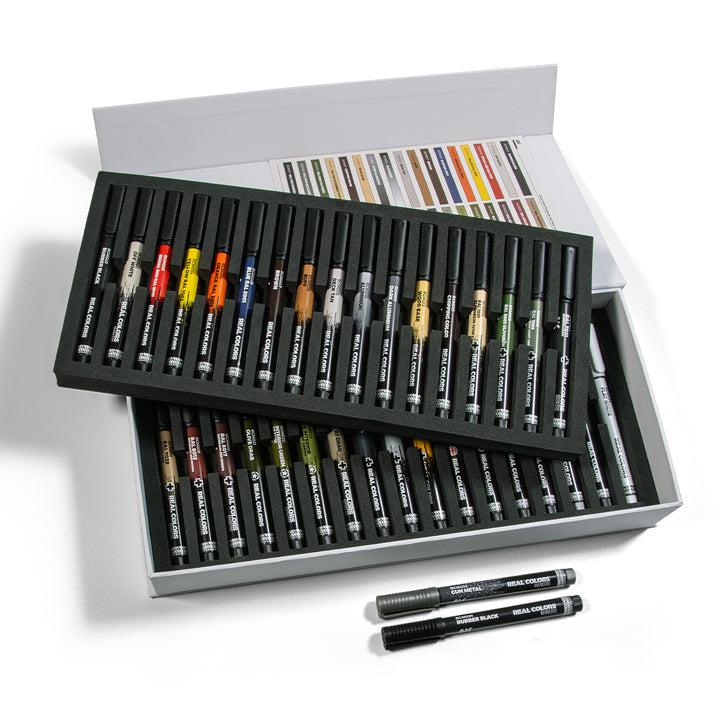 Coffret AK acrylique marqueurs Real Colors