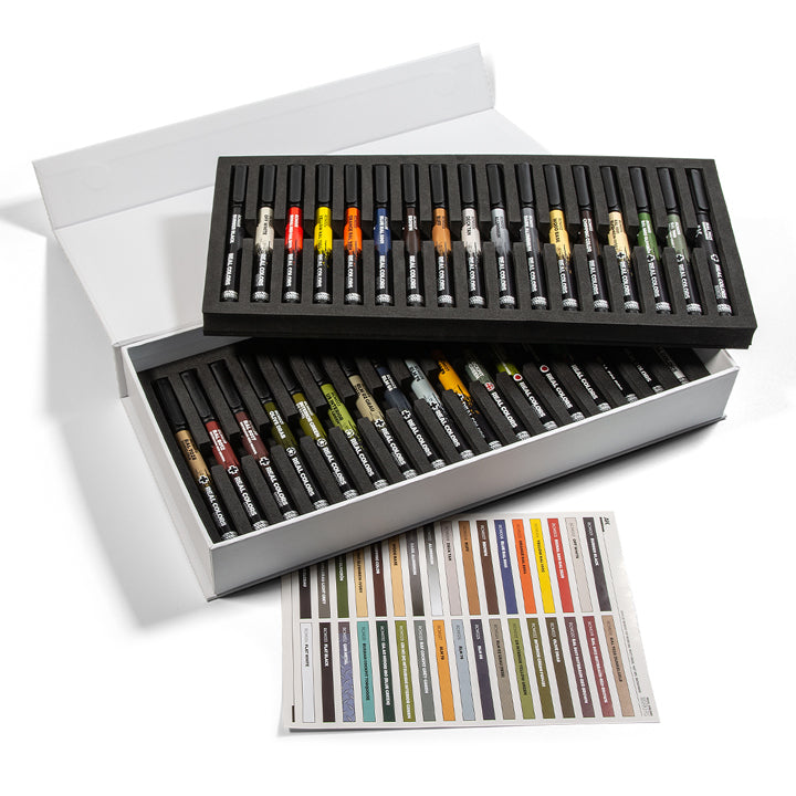 Coffret AK acrylique marqueurs Real Colors
