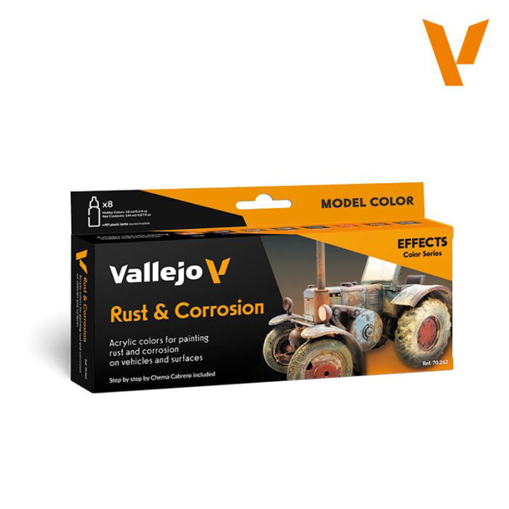 Vallejo Color set - Rust & Corrosion - 8 Teintes