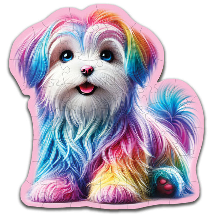 Wooden City - Puzzle Happy Puppy - 50 pieces