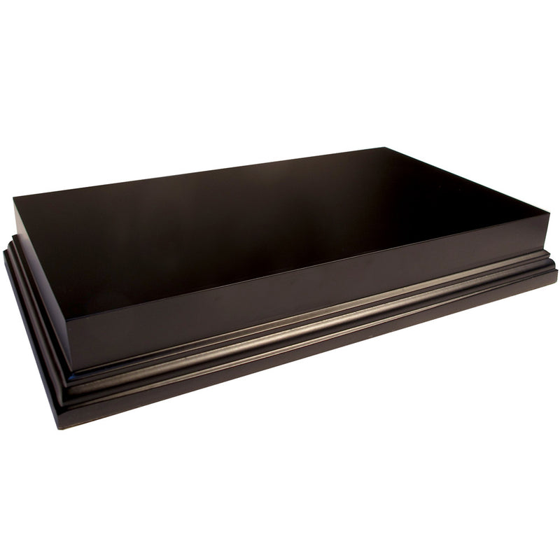 Prince August - Socle Rectangulaire 25x15x4 Noir