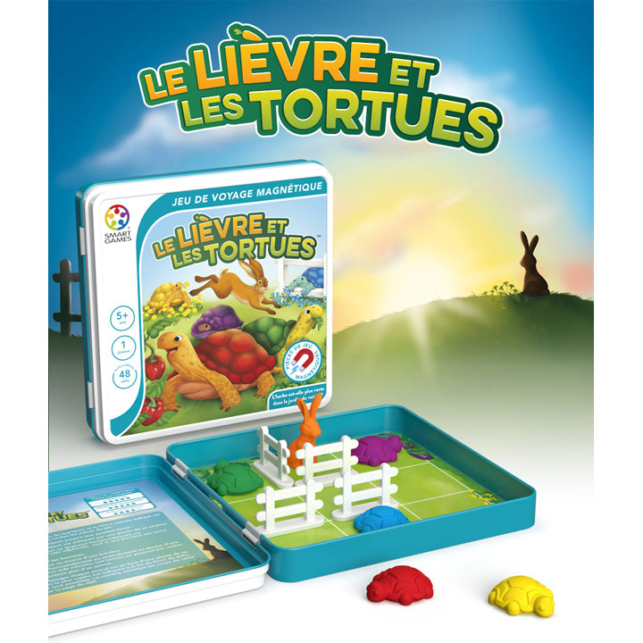 Smart Games Magnétic - Le lièvre et les tortues