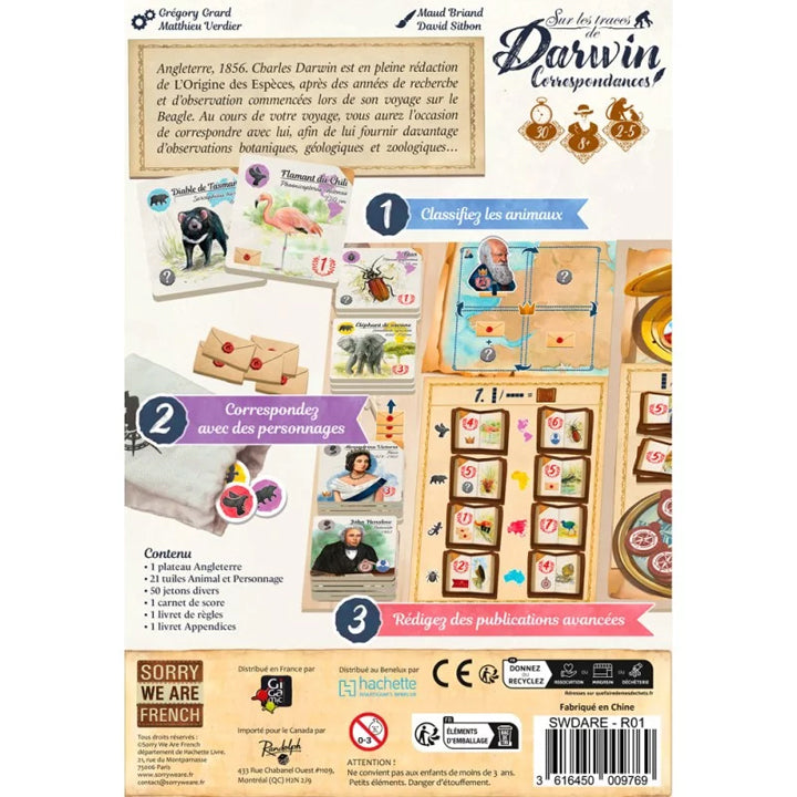 Sur les traces de Darwin (Extension)