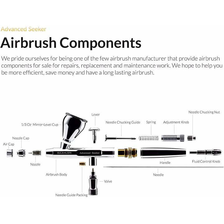 Gaahleri - Aérographe Advance series - Seeker 0.3 & 0.5 mm