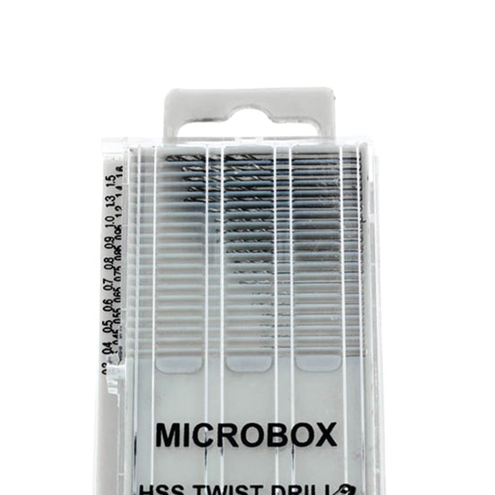 20 Mini Forets acier de 0.30 à 1.16