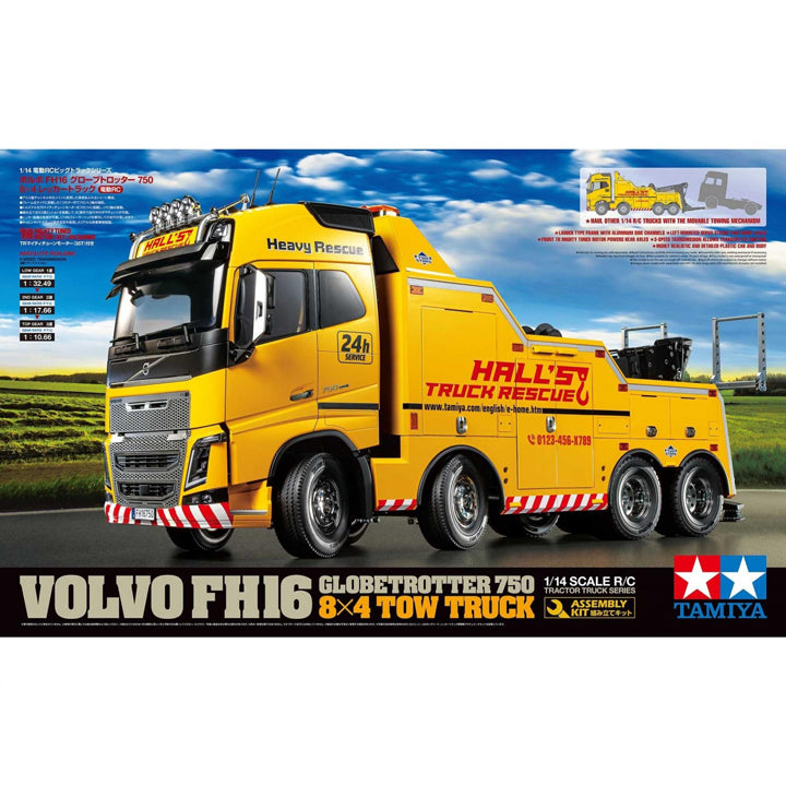 Pack Dépanneuse Lourde Volvo FH16 Tamiya + Set d’Activation – Réf. 56362 & 56553